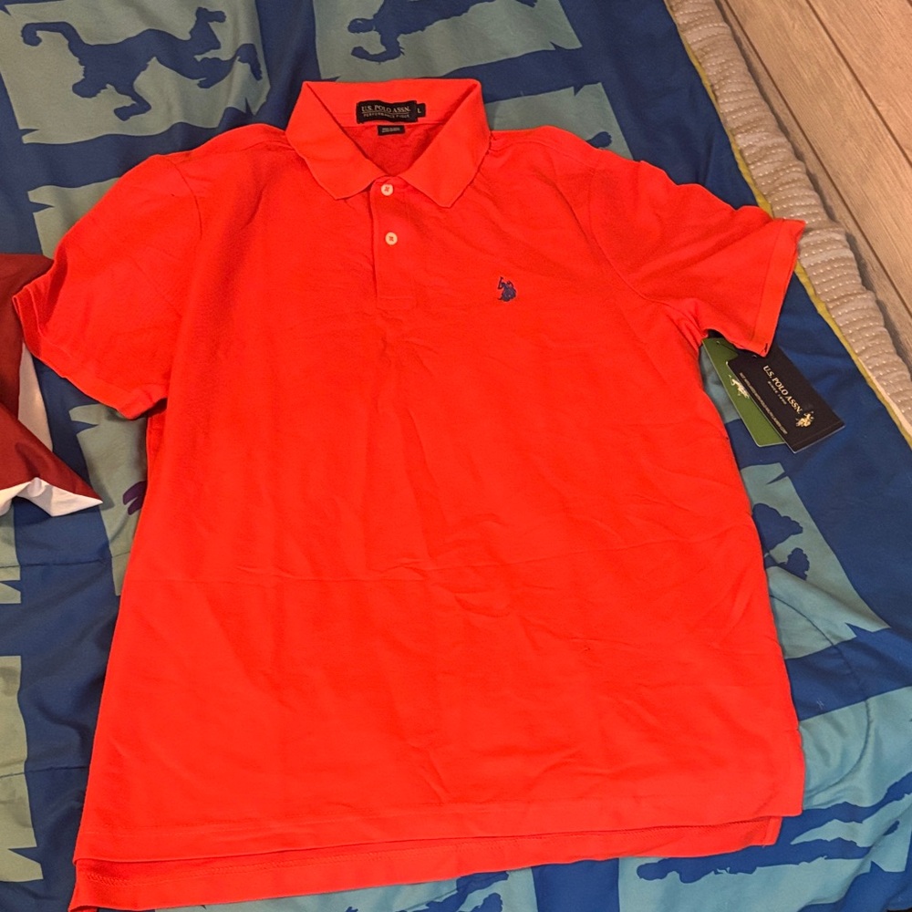 Men's Red Polo Shirt